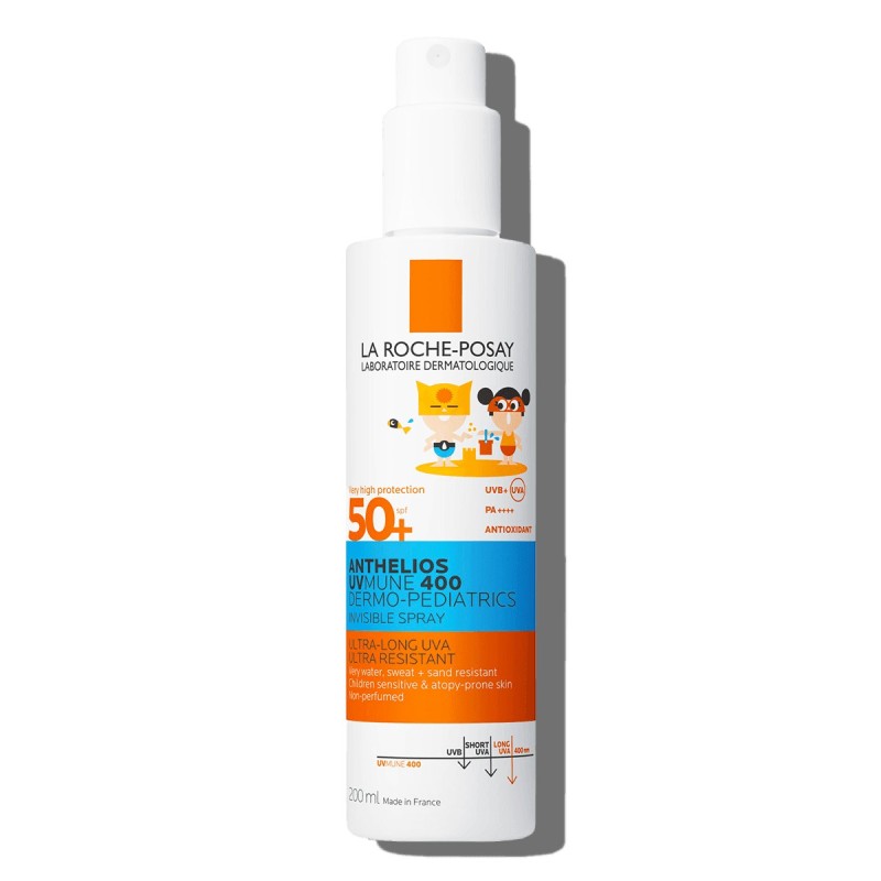 ANTHELIOS UVMUNE 400 DERMO-PEDIATRICS SPRAY INVISIBLE FPS 50+