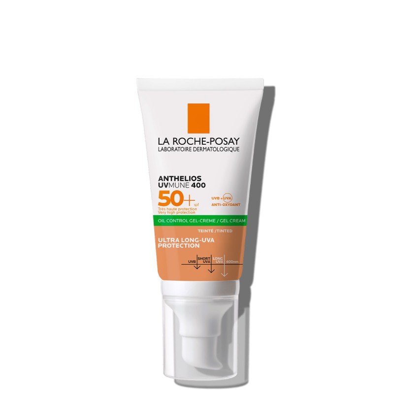 L.R.P ANTHELIOS UVMUNE 400 OIL CONTROL GEL-CREMA CON COLOR FPS50+