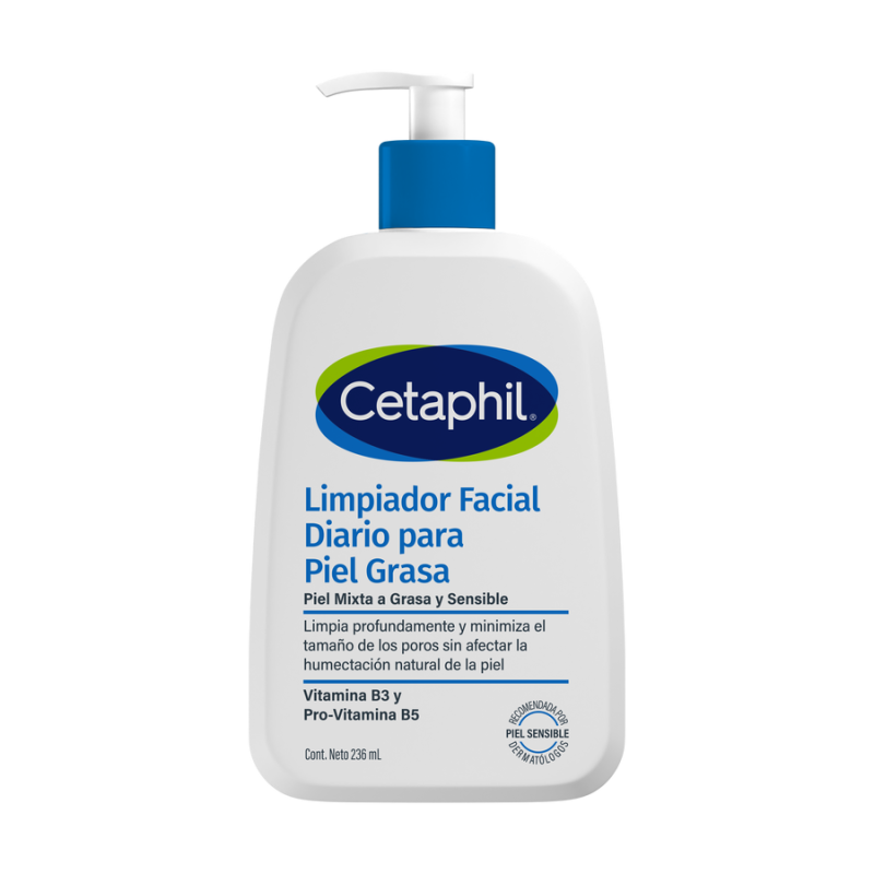 CETAPHIL LIMPIADOR FACIAL DIARIO PARA PIEL GRASA