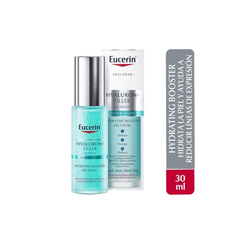 EUCERIN HYALURON FILLER + 3X EFFECT ULTRA LIGHT HYDRATING BOOSTER