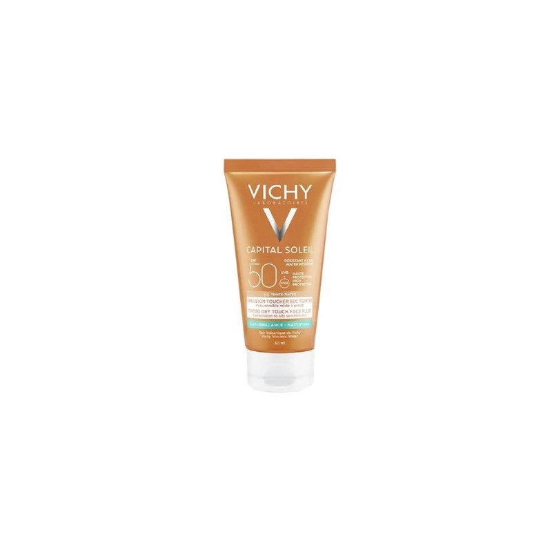 VICHY CAPITAL SOLEIL FLUIDO FACIAL TOQUE SECO COLOR SPF50+