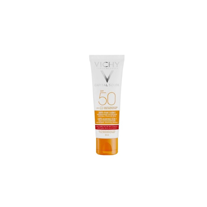 VICHY CAPITAL SOLEIL ANTI-EDAD 3 EN 1 FPS50