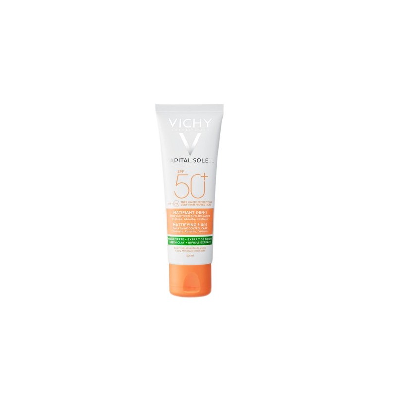 VICHY CAPITAL SOLEIL MATIFICANTE 3 EN 1 FPS50