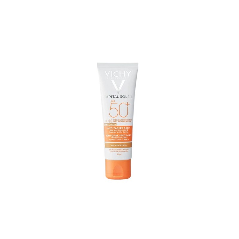 VICHY CAPITAL SOLEIL ANTIMANCHAS CON COLOR 3 EN 1 FPS50