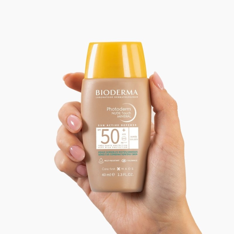 BIODERMA PHOTODERM NUDE TOUCH MINERAL DORADO SPF50+